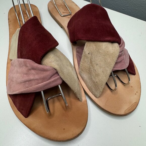 FREE PEOPLE rio vista rose suede sandals size 41 - Picture 4 of 9